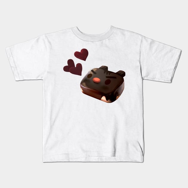 Chocolate Brownie Kids T-Shirt by zkozkohi